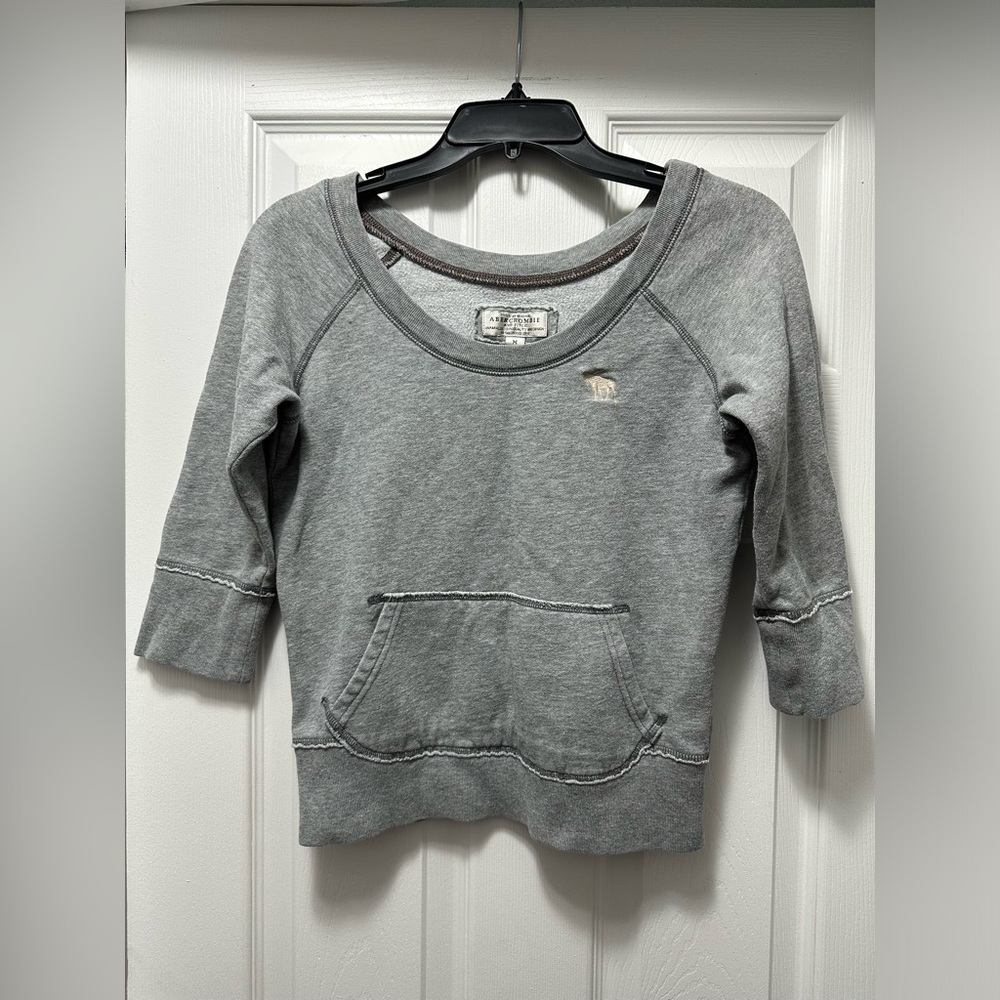 Abercrombie & Fitch Vintage Y2K Gray Sweatshirt